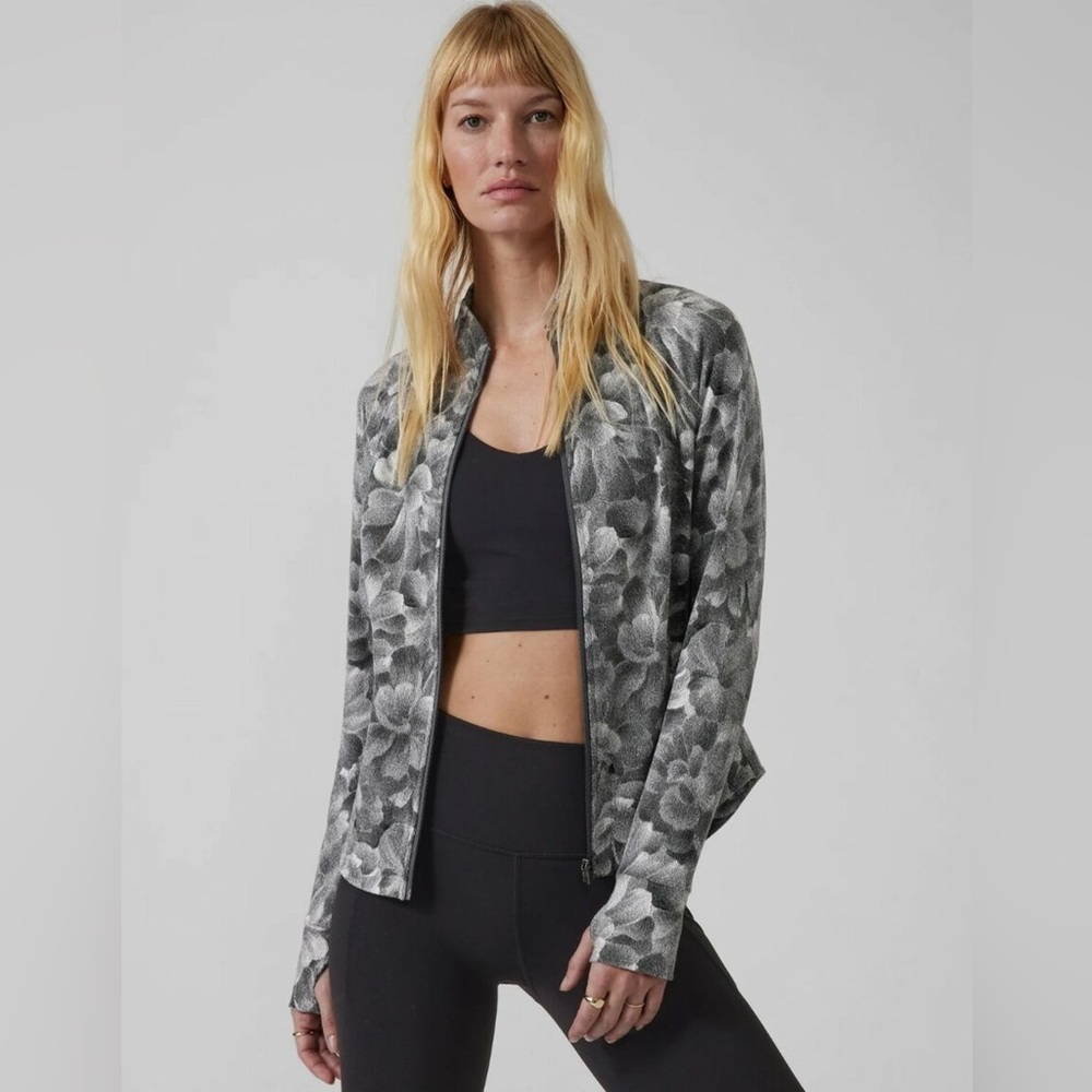 Salutation jacket floral textured XL